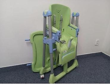 Балдар дүйнөсү: Тамактандыруучу отургуч, Колдонулган, Peg perego, Трансформер, түсү - Жашыл, Өзү алып кетүү — 4