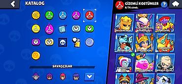 Игрушки: Brawl Stars oyun hesabı - Kupa yolu: 37,478 (ən yüksək 37,486), Liga — 6