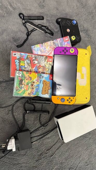 приставка для телевизора вай фай: Nintendo Switch oled — полный набор для игры дома и в дороге. В