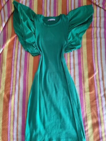 haljine oglasi: Zara M (EU 38), color - Green, Other style, Other sleeves