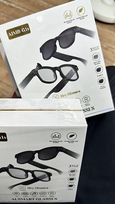 очки ии: AI SMART GLASSES AIMB-G1s — умные очки с камерой и голосовым — 1