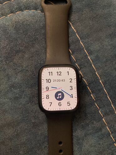 apple watch stainless: İşlənmiş, Smart saat, Apple, Аnti-lost, rəng - Qara