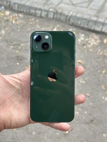цифровая камера бишкек: IPhone 13, Колдонулган, 128 ГБ, Жашыл, Каптама, 87 %
