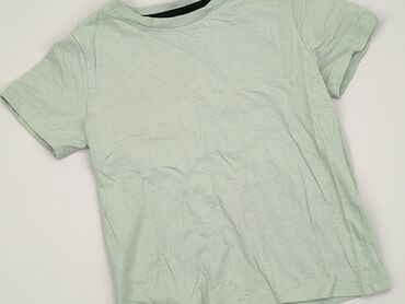 zielona koszula lniana: Футболка, H&M, 7 р., 122-128 см, стан - Хороший