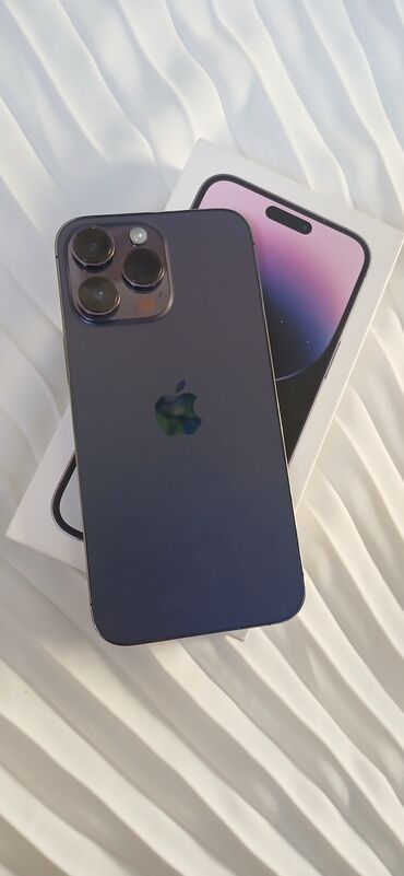 ноутбук айфон: IPhone 14 Pro Max, Б/у, 128 ГБ, Чехол, Кабель, Коробка, 86 %