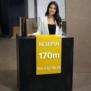 Resepsn masası – kompakt və funksional dizayn - Ölçü: təxmini 170 sm at lalafo.az Resepsn masası – kompakt və funksional dizayn - Ölçü: təxmini 170 sm