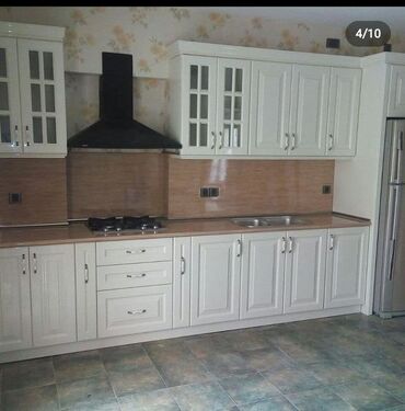 Sifarişlə mətbəx mebeli: Sifarişlə mətbəx dəsti, Özü çəkən petlələr, MDF — 8