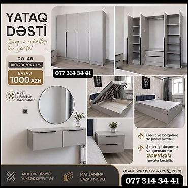 qədim mebel: Yataq Dəsti – zövq və rahatlıq bir yerdə! Komplekt: - Dolab: 4 — 1