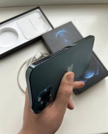 apple 11 pro max ikinci el: IPhone 12 Pro Max, 128 GB, Sierra Blue, Zəmanət, Simsiz şarj, Face ID