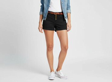reserved majtki z wysokim stanem: PULL&BEAR, Szorty damskie, rozmiar S