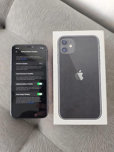 Apple iPhone: IPhone 11, 128 GB, Qara, Zəmanət, Kredit, Simsiz şarj — 5