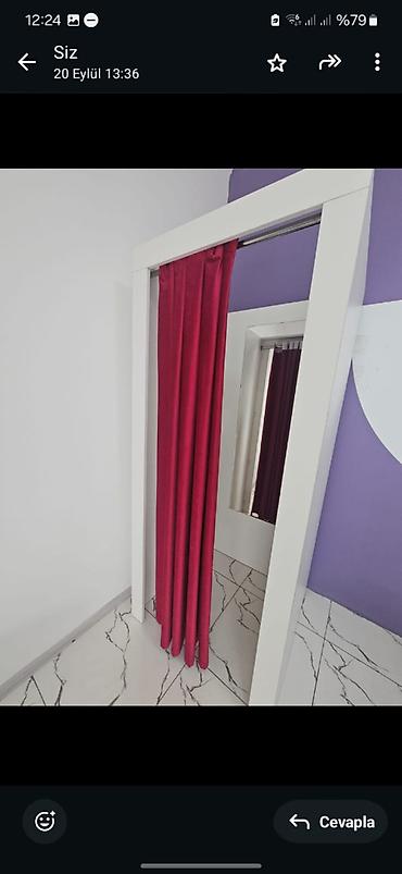tibbə aid şəkillər: Mağaza/fitting otağı üçün pərdəli kabin - Material: qalın, yumşaq — 1