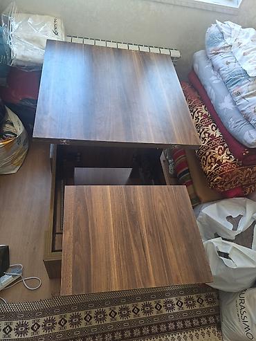 Masalar: Jurnal masası, İşlənmiş, Transformer, MDF, Dördbucaq masa — 3
