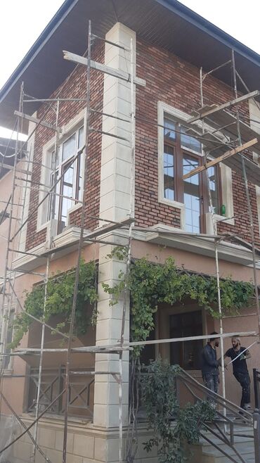 Fasad işləri: Fasad və interyer üçün dekorativ daş/keramika üzlük işləri - Kərpic — 7