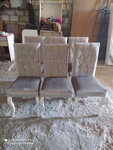 Stullar: Mətbəx üçün, Yeni, Qatlanmayan, rəng - Bej Stul — 16