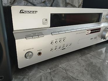 dinamik dayağı: Pioneer VSX-514 AV resiver + Sony iki ədəd akustik kolonka dəsti — 6