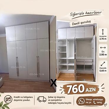 Düz dolab, Paltar üçün, Açılan, Quraşdırıla bilən, 6 qapı lalafo.az -da Düz dolab, Paltar üçün, Açılan, Quraşdırıla bilən, 6 qapı