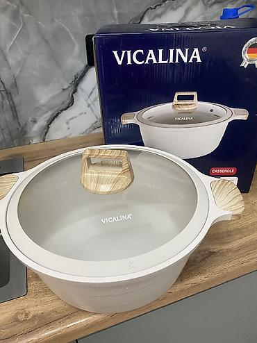 очок для казана: Новый антипригарной казан 6,4л VICALINA Casserole VL-0428 - Объем — 3