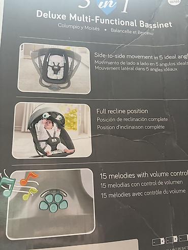 Детское кресло-качалка Mastela 3-in-1 Deluxe Multi-Functional Bassinet — 2