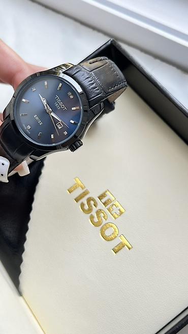 hamilton saat: Tissot kişi qol saatı – Swiss Made - Klassik dizaynlı mavi siferblat — 1