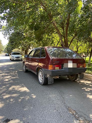 VAZ (LADA): Model: VAZ 2109 (Samara) hatchback, 5 qapı Kuzov rəngi: tünd bordо — 9