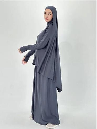 туники женские: Костюм с юбкой, Модель юбки: Прямая, Макси, M, L, XL — 3