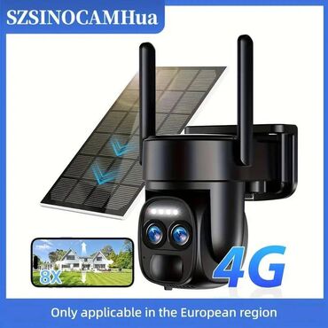 mini camera 69 azn: 4G Sim kartlı SOLAR PTZ 360° çöl kamerası. Qeydiyyatdan keçib