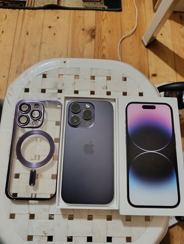 5 es ayfon: IPhone 14 Pro, 128 GB, Simsiz şarj, Face ID, Sənədlərlə