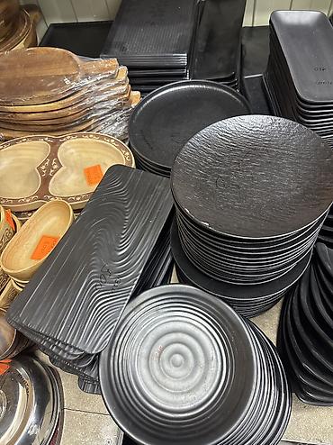 Другие товары для кухни: Меламиновая посуда для кафе и ресторанов — черная коллекция - — 16