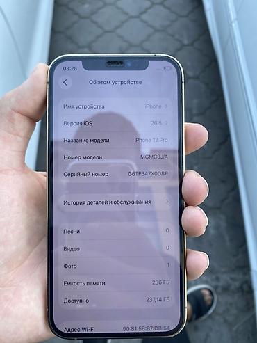 телефон iphone 12: IPhone 12 Pro, 256 ГБ, цвет Gold. - Модель: iPhone 12 Pro (номер — 2