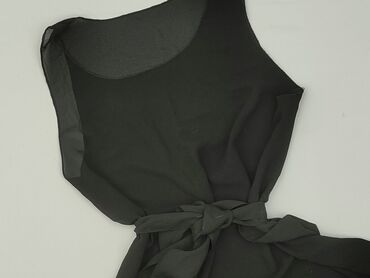 czarne bluzki z bialym kolnierzykiem: Women's blouse, size S