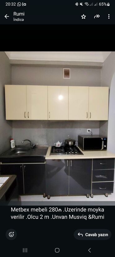 раковина под стиральную машину: Metbex mebeli 280₼ .Uzerinde moyka verilir .Olcu 2 m .Unvan Musviq