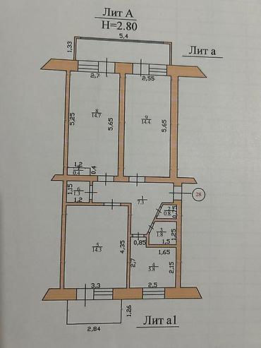 квартиры недвижимость: 3 комнаты, 69 м², ул. Алматинка / Чуй Индивидуалка, 3 этаж, Косметический ремонт — 5