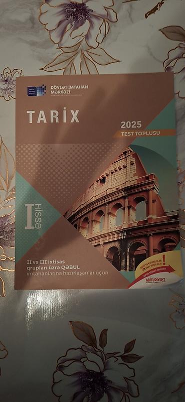 Testlər: Məhsul: Tarix üzrə test toplusları (DİM və əlavə nəşrlər) Paketə — 1