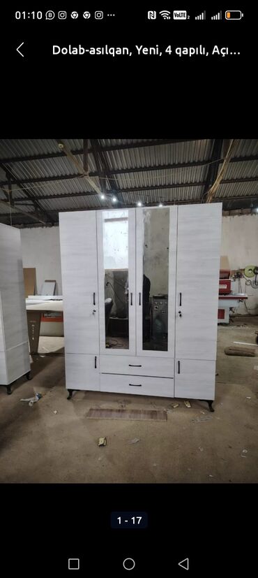 Dolablar: Yeni, 4 qapılı Düz dolab, Dolab-asılqan — 16