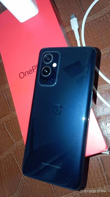 OnePlus 9, Б/у, 128 ГБ, цвет - Синий, 1 SIM