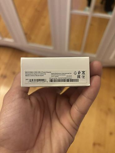 iphone 20w adapter: Apple USB‑C 20W Power Adapter - Model: A2347 (MUVV3ZM/A) - Güc: 20W - — 2