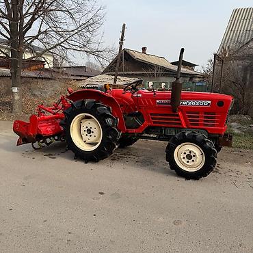 Тракторы YANMAR: Японский мини трактор Yanmar YM 2620D с фрезой. 530мин — 13