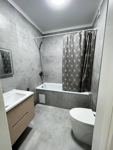 снять жилье в кыргызстане: 2 бөлмө, 64 кв. м, Элитка, 2 кабат, Дизайнердик ремонт