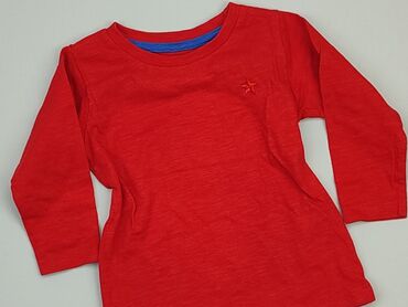 czerwona bluzka chłopięca: Bluzka, 1.5-2 lat, 86-92 cm, stan - Idealny