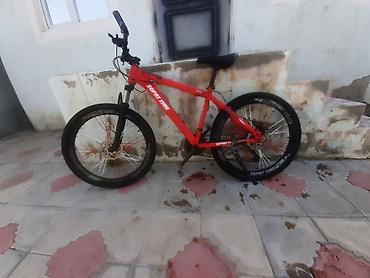 Dağ velosipedi – Sport Time, 26” - Rəng: parlaq qırmızı - Çərçivə