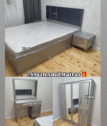 esfa yataq desti: Yataq otağı dəsti – 759 AZN, matrass hədiyyə Komplektin tərkibi: - 1 — 1