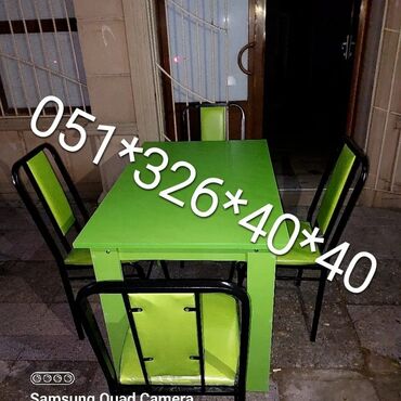 Sifarişlə masa və oturacaq dəstləri: Kravat çarpayi istediyiniz olcude istediyiniz rengde parcadan ve — 26