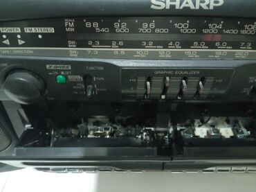 Динамики и музыкальные центры: SHARP 969Z(BK) стерео магнитола б/у, рабочая требуется