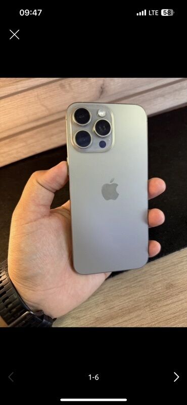 купить ноутбук бу игровой: IPhone 15 Pro Max, Б/у, 1 ТБ, Matte Silver, Кабель, 97 %