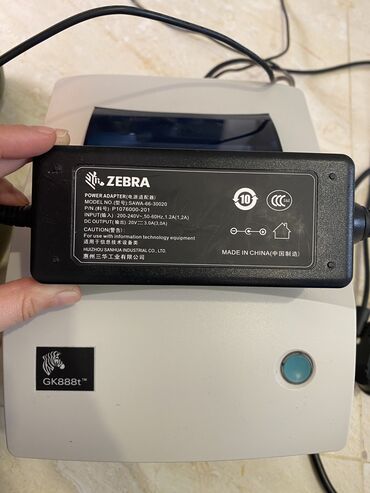 капсульные кофемашины баку: Etiket üçün printer. Zebra GK888t bir ay istifade olunub yep yeni