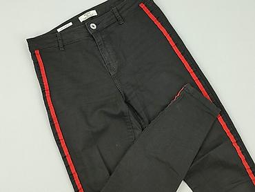 bershka dresy szerokie: Bershka, Spodnie materiałowe damskie, rozmiar M — 1