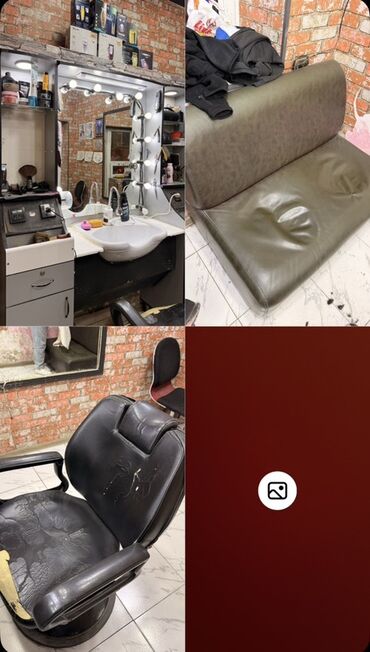 qaş stolu: Bərbərxana mebel və avadanlıqları dəsti Komplekt: - Güzgülü