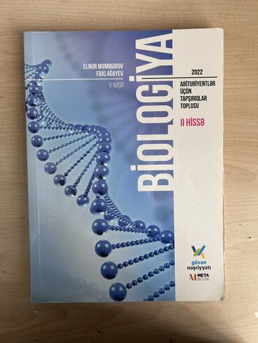 güvən kitab: Biologiya II Hissə (Güvəndi) – Mükəmməl Hazırlıq Üçün!