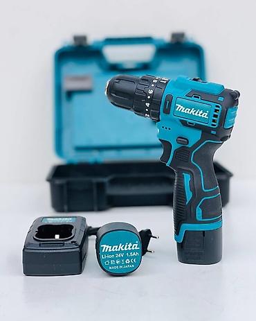 mini drel: Makita akkumulyatorlu vurucu/şurup sıxan dəsti Məhsulun tərkibi: - — 2